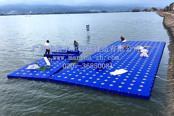 水上浮筒 水上浮動平臺 水上工程 廣州中航水上設施建造有限公司