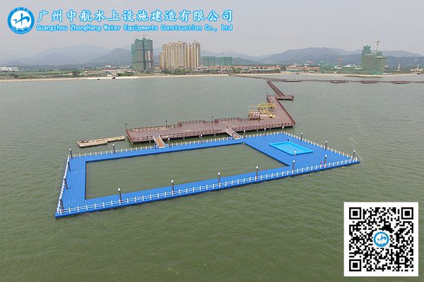 水上游泳池 水上浮橋 景觀平臺 廣州中航水上設施建造有限公司