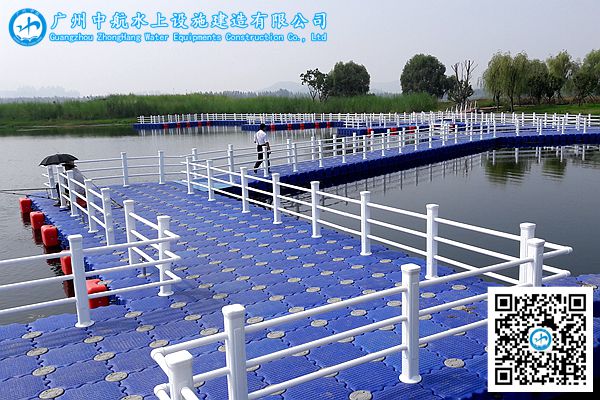親水平臺 景觀浮橋 水上浮筒 廣州中航水上設施建造有限公司
