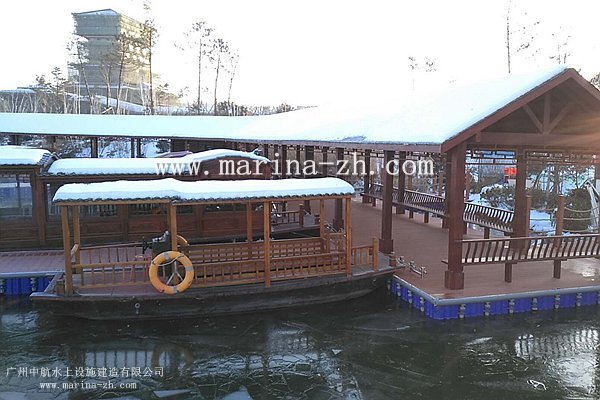 浮動碼頭 水上平臺 游船碼頭房屋 廣州中航水上設施建造有限公司