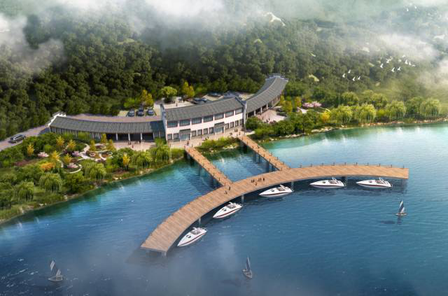 東風湖浮動動碼頭 廣州中航水上設施建造有限公司
