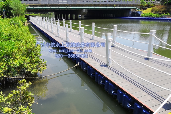 水上浮橋 水上平臺 浮筒橋 廣州中航水上設(shè)施建造有限公司
